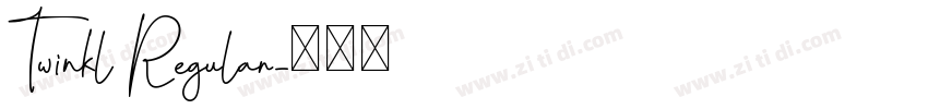 Twinkl Regular字体转换